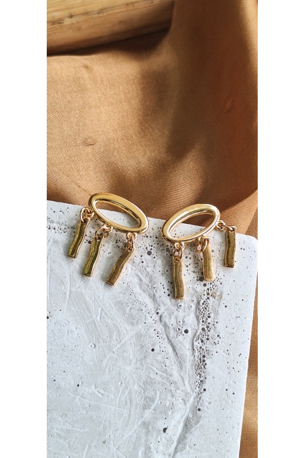 Aeris επίχρυσο σκουλαρίκι  Aeris επίχρυσο σκουλαρίκι