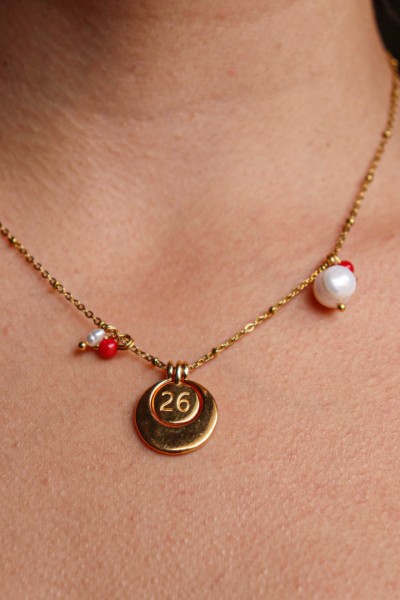 Charmed 26 κολιέ γούρι χρυσό