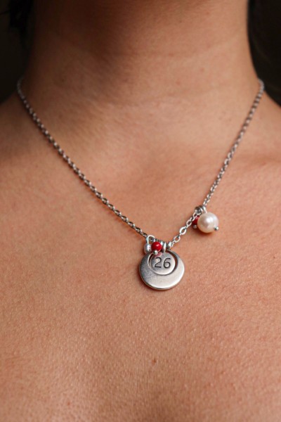 Charmed 26 κολιέ γούρι ασημί Charmed 26 κολιέ γούρι ασημί