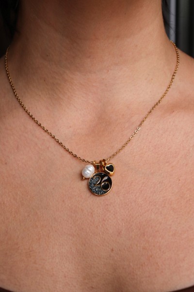 Lucky Spark κολιέ γούρι 2026 μαύρο Lucky Spark κολιέ γούρι 2026 μαύρο