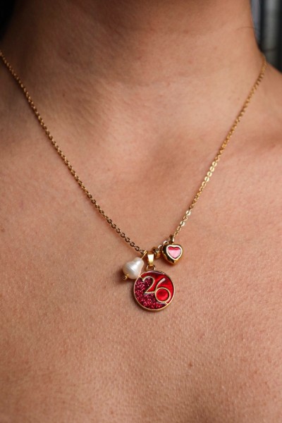 Lucky Spark κολιέ γούρι 2026 κόκκινο Lucky Spark κολιέ γούρι 2026 κόκκινο