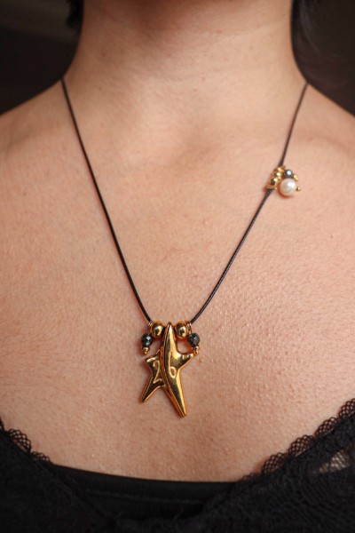 Lucky Star 2026 κολιέ γούρι χρυσό Lucky Star 2026 κολιέ γούρι χρυσό