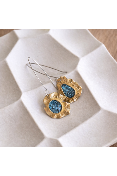 Boho Verde σκουλαρίκι