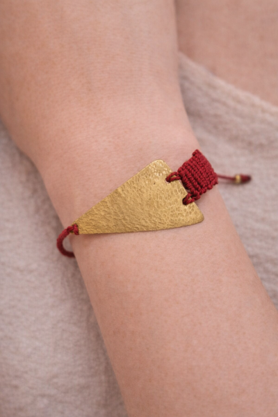 Χειροποίητο βραχιόλι κόκκινο