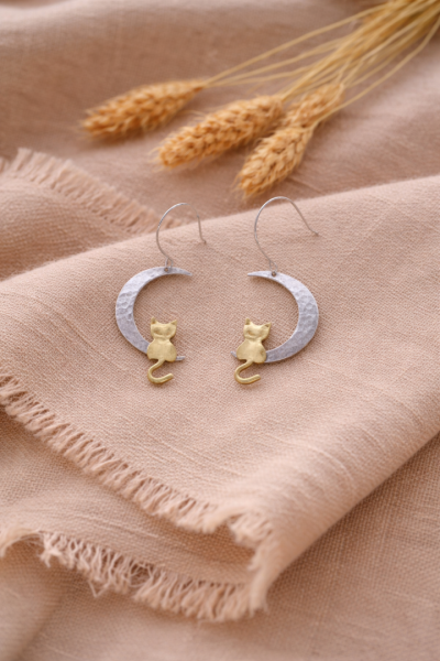 MoonCat σκουλαρίκι 