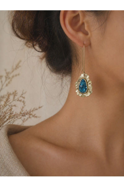 Boho Verde σκουλαρίκι